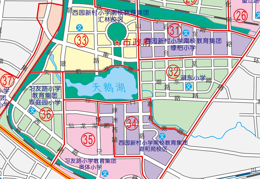 大富鸿学府由西转东,详解2023年合肥各区的学区划分变化!(图13) 罗秀路长华路地块规划_合肥凤台路城中村地块_瑶海区规划凤台路地块